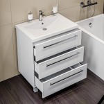 Тумба под умывальник 1Marka Соната 75 напольная белый У51039 Тумба под умывальник 1Marka Соната 75 напольная белый У51039