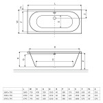 Ванна акриловая Excellent Oceana 160x75 см с каркасом белая WAEX.PAL16WH