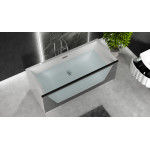 Ванна акриловая Aima Design NEO 170x75 с 1 стеклом принт бетон 01нео1775с1