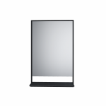 Зеркало 1Marka GRUNGE LOFT 60х90 черный металл с полкой Ц0000007990