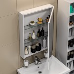 Зеркало-шкаф 1Marka Соната 60 белый глянец У29560 Зеркало-шкаф 1Marka Соната 60 белый глянец У29560