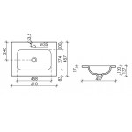 Раковина Ceramicanova Element CN7011 60 см