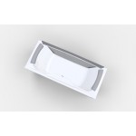 Ванна акриловая Aima Design DOLCE VITA 170x75 со стеклом 01дов1775