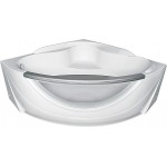 Ванна акриловая Aima Design GRAND LUXE 155х155 со стеклом белый 01грл1515