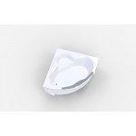 Ванна акриловая Aima Design GRAND LUXE 155х155 со стеклом белый 01грл1515