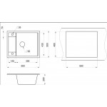 Мойка кухонная Granula GR-6002 пирит