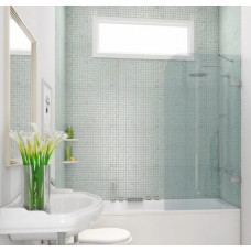 Шторка на ванну GuteWetter Trend Pearl GV-861A 60 см стекло бесцветное, фурнитура хром, левая или правая
