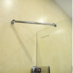 Шторка на ванну GuteWetter Trend Pearl GV-861A 60 см стекло бесцветное, фурнитура хром, левая или правая