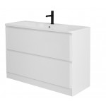 Тумба с раковиной BelBagno Albano 120 напольная, bianco lucido, белая глянцевая