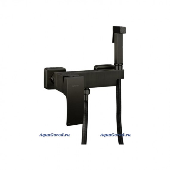 Гигиенический душ Gappo G07-6 со смесителем черный матовый G2007-6