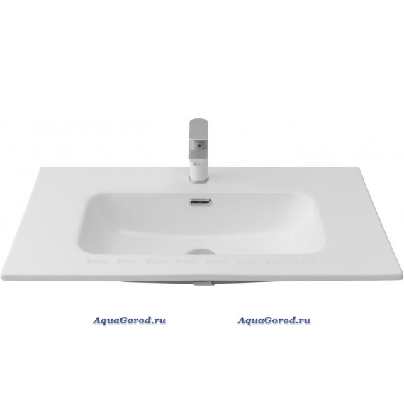 Мебельная раковина Aquanet Flat 80 белый 00330431