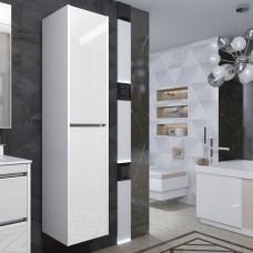 Пенал Opadiris Фреш 35 белый фасады стекло 00-00007082 Пенал Opadiris Фреш 35 белый фасады стекло 00-00007082