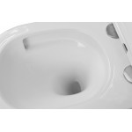 Унитаз подвесной Azario Teramo 515*355*365 безободковый с сидением микролифт AZ-0053-UQ3