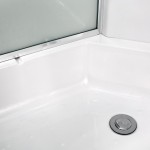 Душевая кабина DTO 100х100х220 средний поддон профиль хром стекло матовое с узором EM2710 Душевая кабина DTO 100х100х220 средний поддон профиль хром стекло матовое с узором EM2710