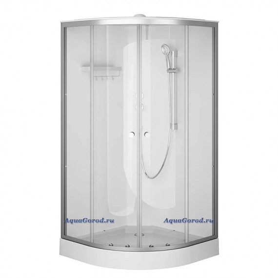 Душевая кабина AM.PM X-Joy 100х100 низкий поддон матовый хром W94C-401-100MT