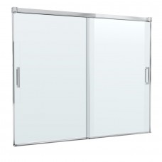 Шторка на ванну Cezares Tandem Soft 190х145 прозрачное стекло хром TANDEM-SOFT-VF-2-190/145-C-Cr-IV