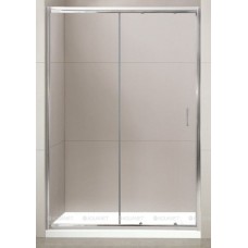 Душевая дверь в нишу BelBagno раздвижная прозрачное стекло профиль хром UNO-195-BF-1-155-C-Cr