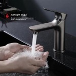 Смеситель для раковины RAGLO латунь графит R03.10.09