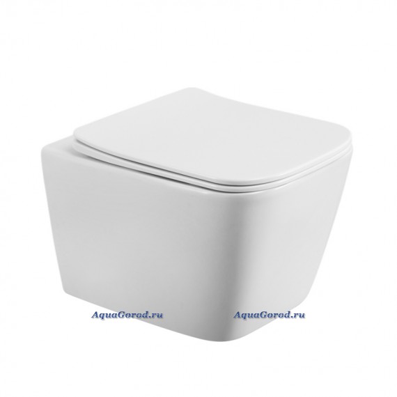 Унитаз подвесной BelBagno Kraft безободковый дюропласт микролифт BB7106CH-TOR/SC Унитаз подвесной BelBagno Kraft безободковый дюропласт микролифт BB7106CH-TOR/SC