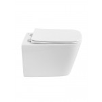 Унитаз подвесной BelBagno Kraft безободковый дюропласт микролифт BB7106CH-TOR/SC Унитаз подвесной BelBagno Kraft безободковый дюропласт микролифт BB7106CH-TOR/SC