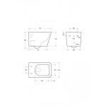 Унитаз подвесной BelBagno Kraft безободковый дюропласт микролифт BB7106CH-TOR/SC Унитаз подвесной BelBagno Kraft безободковый дюропласт микролифт BB7106CH-TOR/SC