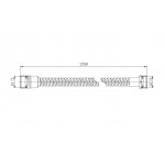 Шланг для душа AQUATEK 125 м матовый черный AQ2100MB