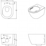 Унитаз подвесной STWORKI Левангер безободковый смыв Торнадо микролифт,антивсплеск S07401WH Унитаз подвесной STWORKI Левангер безободковый смыв Торнадо микролифт,антивсплеск S07401WH