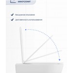 Унитаз подвесной STWORKI Левангер безободковый смыв Торнадо микролифт,антивсплеск S07401WH Унитаз подвесной STWORKI Левангер безободковый смыв Торнадо микролифт,антивсплеск S07401WH
