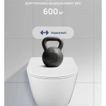 Унитаз подвесной STWORKI Левангер безободковый смыв Торнадо микролифт,антивсплеск S07401WH Унитаз подвесной STWORKI Левангер безободковый смыв Торнадо микролифт,антивсплеск S07401WH