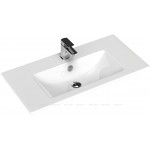 Тумба с раковиной Aquanet Практика 80 см 2 ящика маренго 00330460/00306366 Тумба с раковиной Aquanet Практика 80 см 2 ящика маренго 00330460/00306366