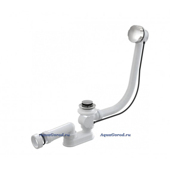 Слив-перелив Kolpa-san полуавтомат, хром 4000100