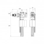 Наливной механизм для бачка IDDIS Optima Home F012400-0006 Наливной механизм для бачка IDDIS Optima Home F012400-0006