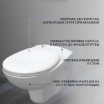 Унитаз подвесной Monterey Eco Plus безободковый с сиденьем 7855N003-7147 Унитаз подвесной Monterey Eco Plus безободковый с сиденьем 7855N003-7147