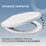 Унитаз подвесной Monterey Eco Plus безободковый с сиденьем 7855N003-7147 Унитаз подвесной Monterey Eco Plus безободковый с сиденьем 7855N003-7147