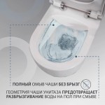 Унитаз подвесной Monterey Eco Plus безободковый с сиденьем 7855N003-7147 Унитаз подвесной Monterey Eco Plus безободковый с сиденьем 7855N003-7147