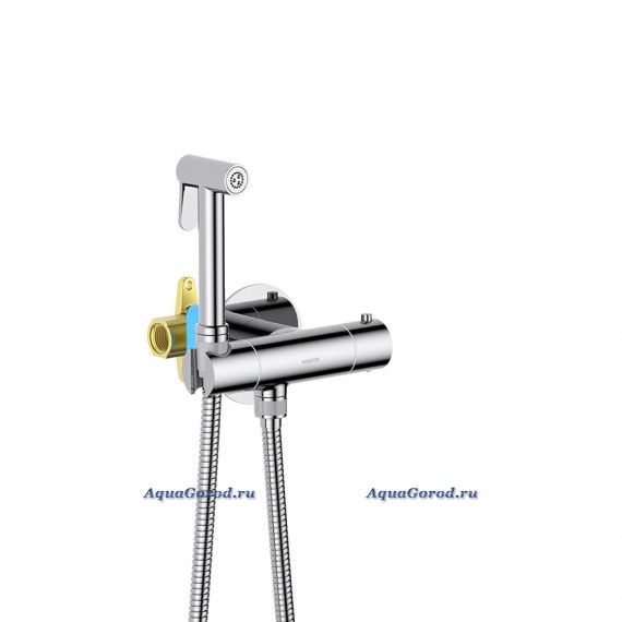 Гигиенический душ AQUATEK Оберон со смесителем с внутренней частью хром AQ1027CR Гигиенический душ AQUATEK Оберон со смесителем с внутренней частью хром AQ1027CR