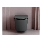 Унитаз подвесной Ceramicanova Balearica безободковый микролифт дюропласт CN6000MDH Унитаз подвесной Ceramicanova Balearica безободковый микролифт дюропласт CN6000MDH