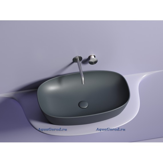 Накладная раковина-чаша Ceramicanova Element 60 матовая антрацит CN6049MDH