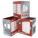 Вентилятор Эра D100 накладной пластик с обратным клапаном белый Quadro 4C Вентилятор Эра D100 накладной пластик с обратным клапаном белый Quadro 4C