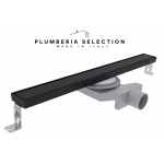Душевой трап PLUMBERIA SELECTION PSL LINEAR черный матовый PSL120NO