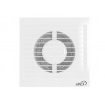 Вентилятор Era D100 накладной с обратным клапаном и защитной сеткой белый E 100 S C Вентилятор Era D100 накладной с обратным клапаном и защитной сеткой белый E 100 S C