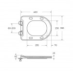 Унитаз подвесной BelBagno Marino сиденье микролифт BB7026CH-TOR/SC Унитаз подвесной BelBagno Marino сиденье микролифт BB7026CH-TOR/SC