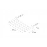 Полка для полотенец FIXSEN Kvadro FX-61316 Полка для полотенец FIXSEN Kvadro FX-61316