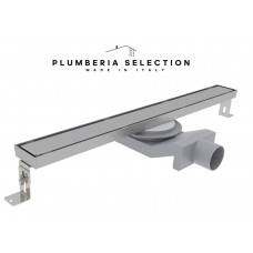 Душевой трап (лоток) Plumberia Selection PSL Linear 90 нержавеющая сталь матовая PSL90MT Душевой трап (лоток) Plumberia Selection PSL Linear 90 нержавеющая сталь матовая PSL90MT