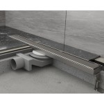 Душевой трап (лоток) Plumberia Selection PSL Linear 90 нержавеющая сталь матовая PSL90MT Душевой трап (лоток) Plumberia Selection PSL Linear 90 нержавеющая сталь матовая PSL90MT
