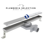 Душевой трап (лоток) Plumberia Selection PSL Linear 90 нержавеющая сталь матовая PSL90MT Душевой трап (лоток) Plumberia Selection PSL Linear 90 нержавеющая сталь матовая PSL90MT