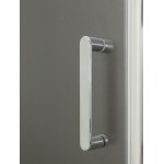 Душевая дверь в нишу BelBagno 100х190 раздвижная прозрачное стекло профиль хром UNIQUE-BF-1-100/115-C-Cr