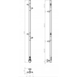 Полотенцесушитель электрический Vincea VTD-1DCE 15х140, хром, таймер