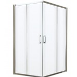 Душевое ограждение Vegas Glass ZA-F Tur Novo 120х100х200 08 01 профиль глянцевый хром, стекло прозрачное