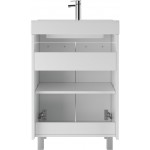 Тумба с раковиной DIWO Брянск 60 напольная белый глянец раковина Архангельск 60 см 569748 Тумба с раковиной DIWO Брянск 60 напольная белый глянец раковина Архангельск 60 см 569748